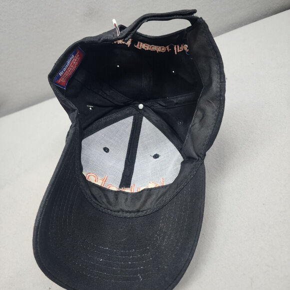 KUBOTA Tractor FLEXFIT Black Embroidered Baseball Hat Cap Flat Curved Brim NWT - Picture 5 of 7